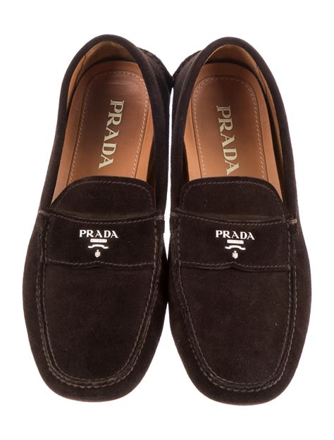 prada lofas|prada suede loafer.